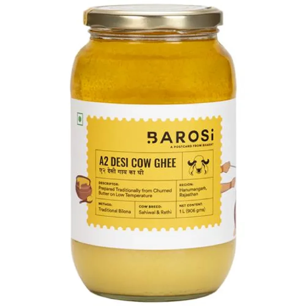 Barosi A2 Desi Cow Ghee - Rich In Antioxidants, 1 L-1.webp